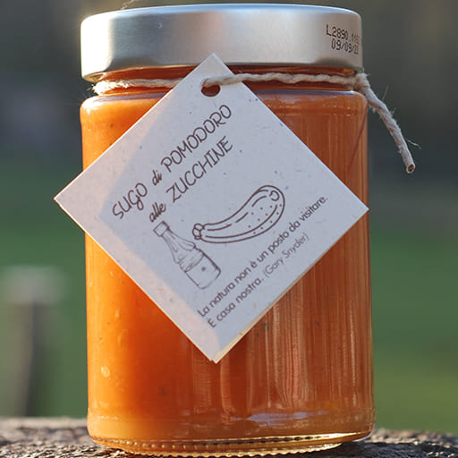 sugo di pomodoro e zucchine Agriturismo Cà Dulza